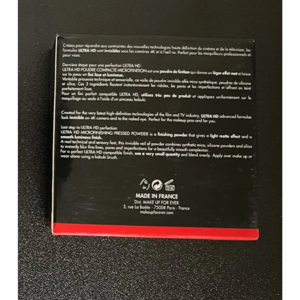 MAKE UP FOREVER Ultra HD Pressed Powder #01 Translucent 6.2g New Exp. 5/2027